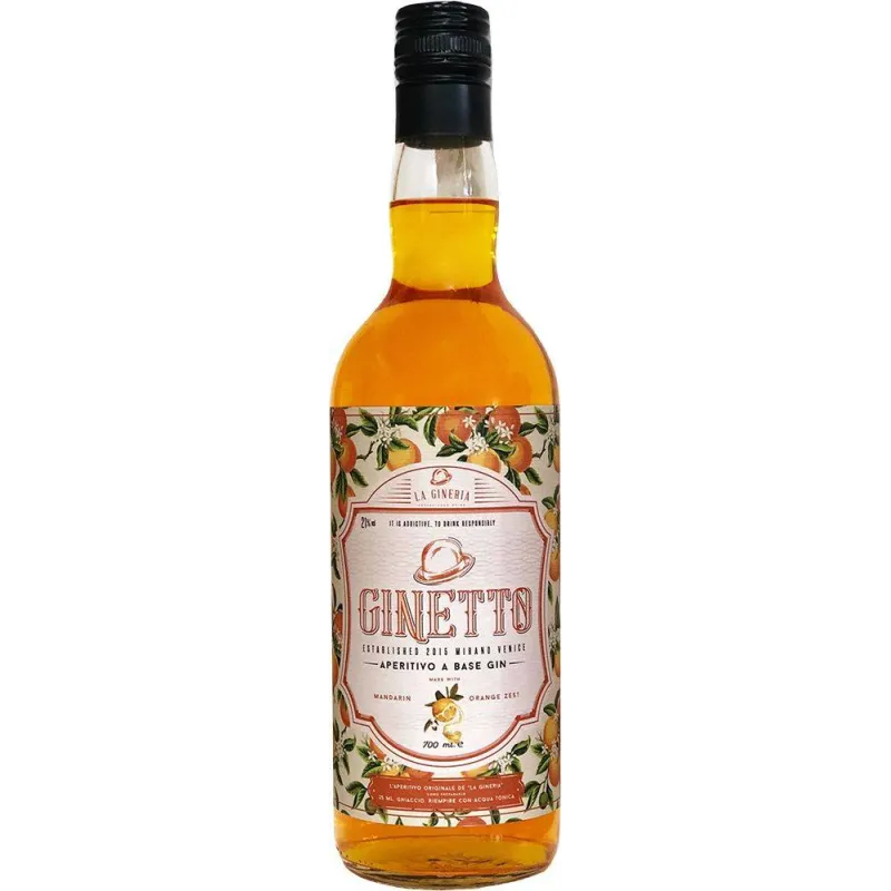 Aperitiflikör Ginetto Mandarine und Orange