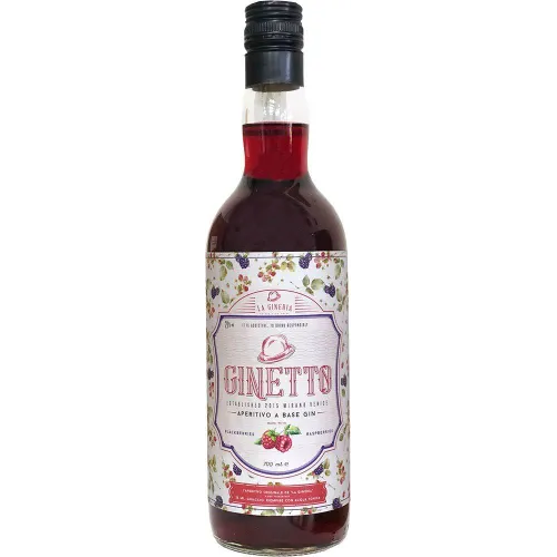 Aperitiflikör Ginetto Brombeere und Himbeere