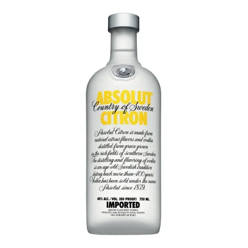 Vodka Absolut Citron 1L